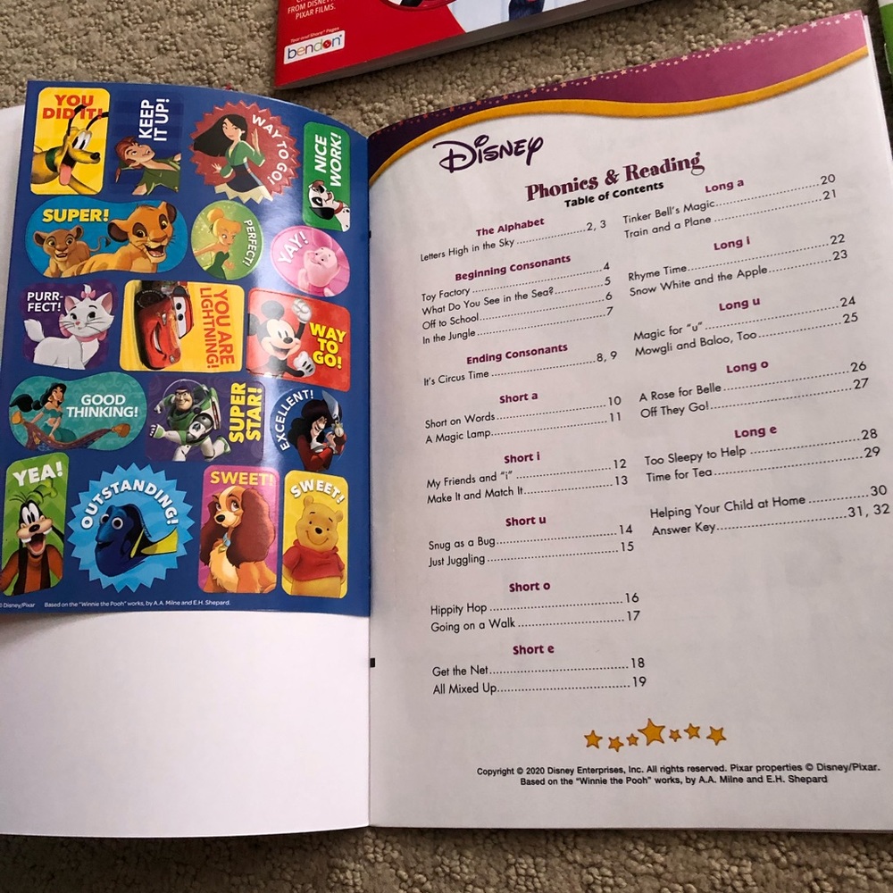 Disney learning activity books - Picture 2 of 9